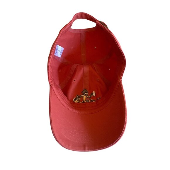 Life Is Good Red Baseball Cap With Embroidered Campfire Design Cotton - Picture 4 of 5